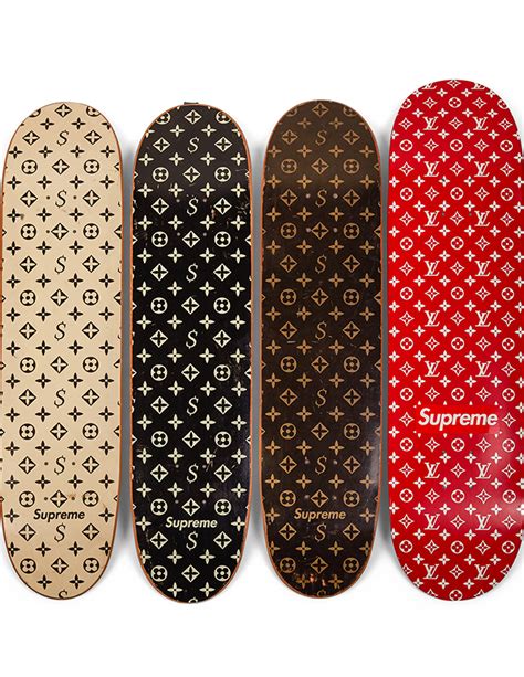 supreme x louis vuitton skate deck